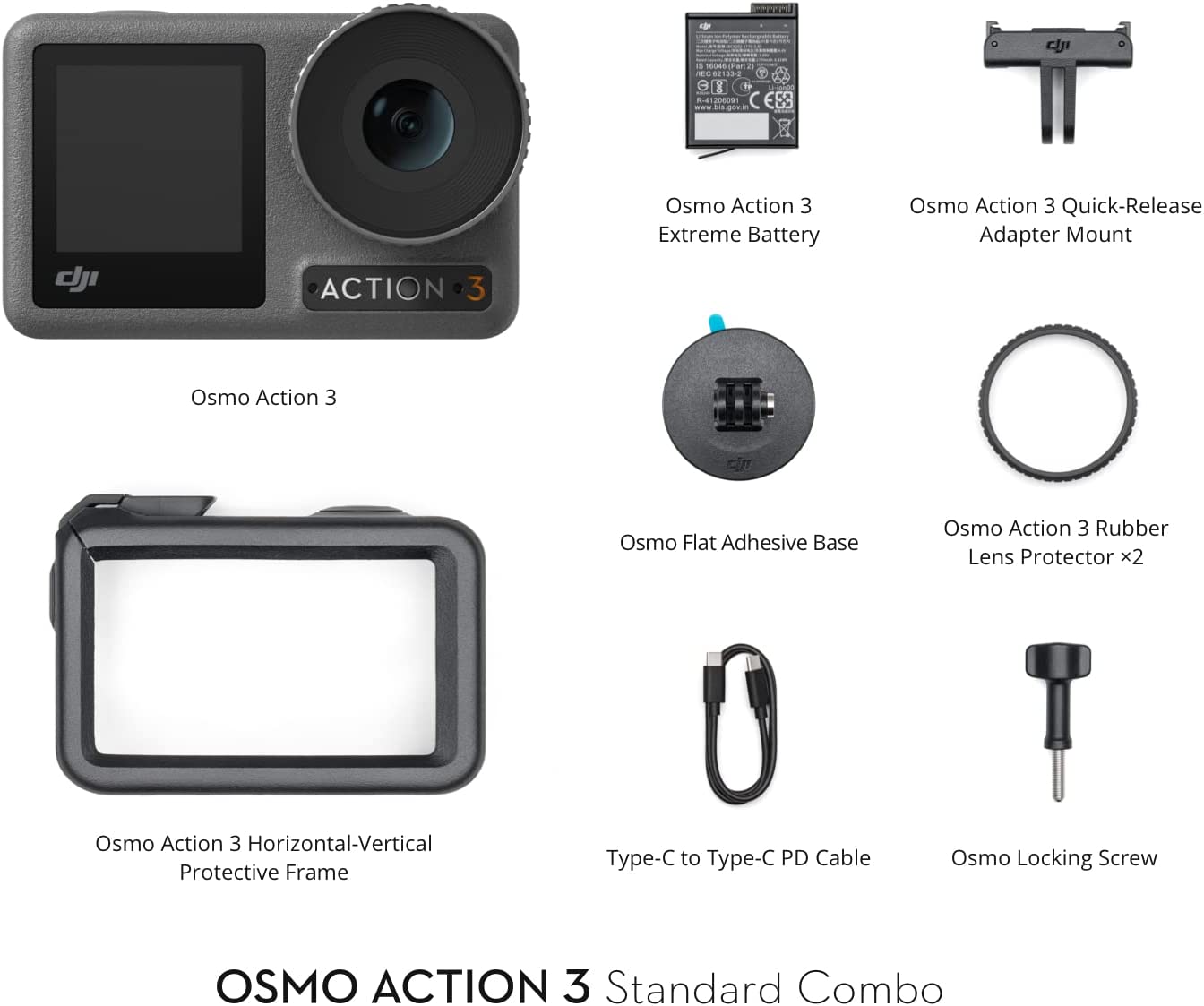 DJI Osmo Action 3 starts for US$329 with a new design, long