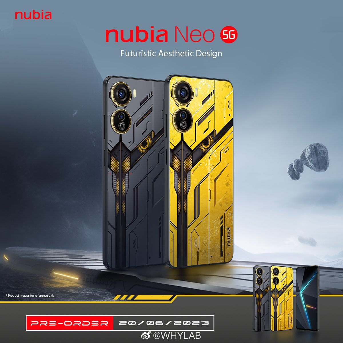 Nubia Neo gaming smartphone with new Unisoc T820 5G SoC