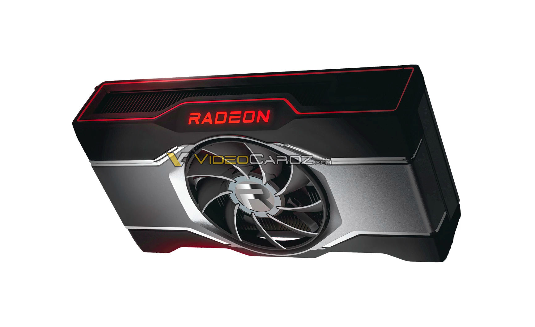 Leaked render shows the AMD Radeon RX 6600 XT as a single-fan