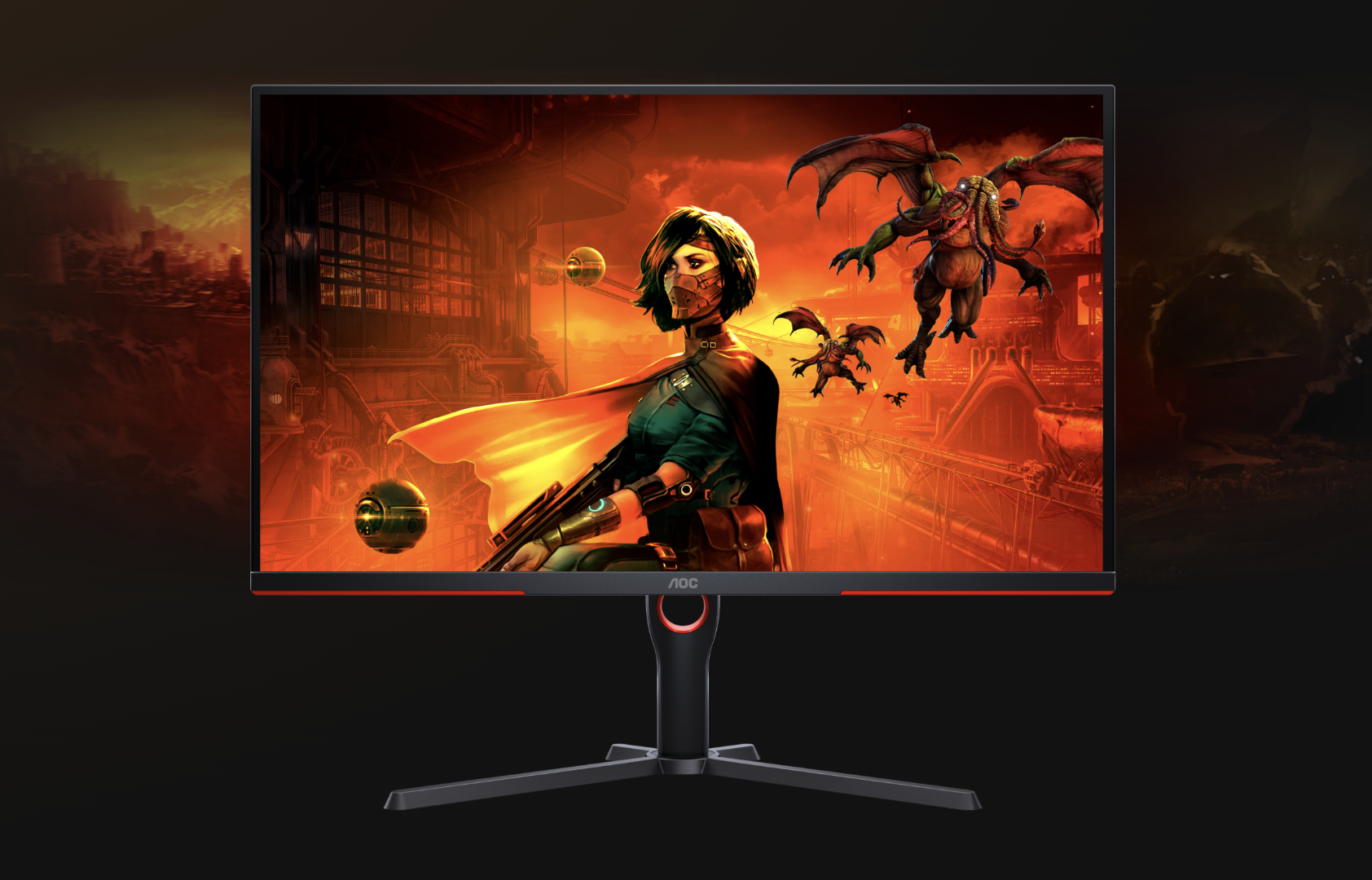 AOC unveils two new 144Hz+ 4K Ultra HD gaming monitors