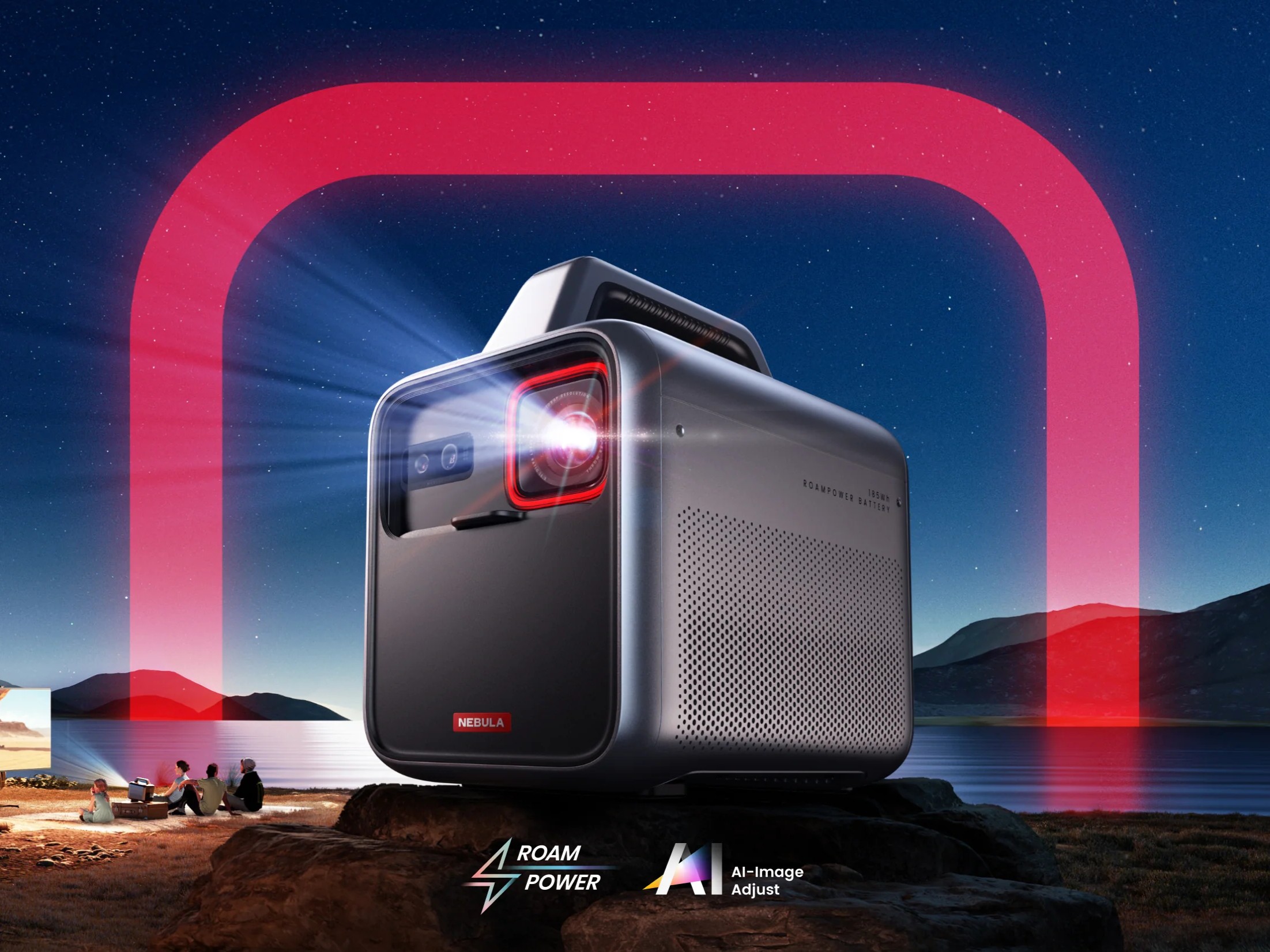 Upgraded Outdoor Cinema: Anker's Nebula Mars 3 Projector is 20