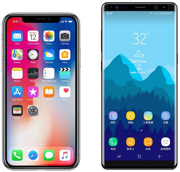 The Samsung Galaxy Note 8 is faster than Apple's iPhone X ...
