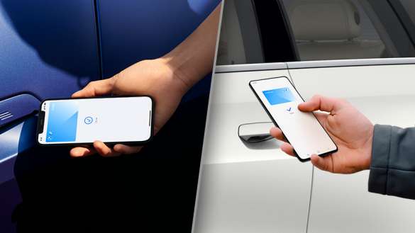 The latest BMW software improves the Digital Key functionality. (Image source: BMW)