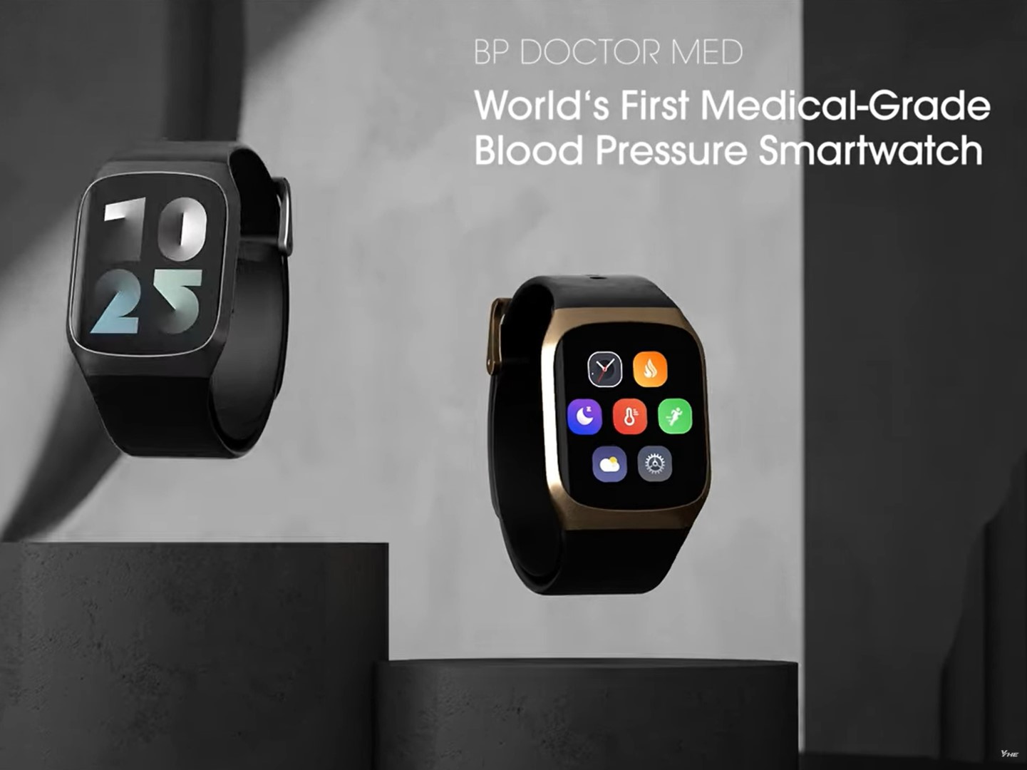 Blood Pressure SmartWatch with inflatable cuff – YHE BP Doctor Pro