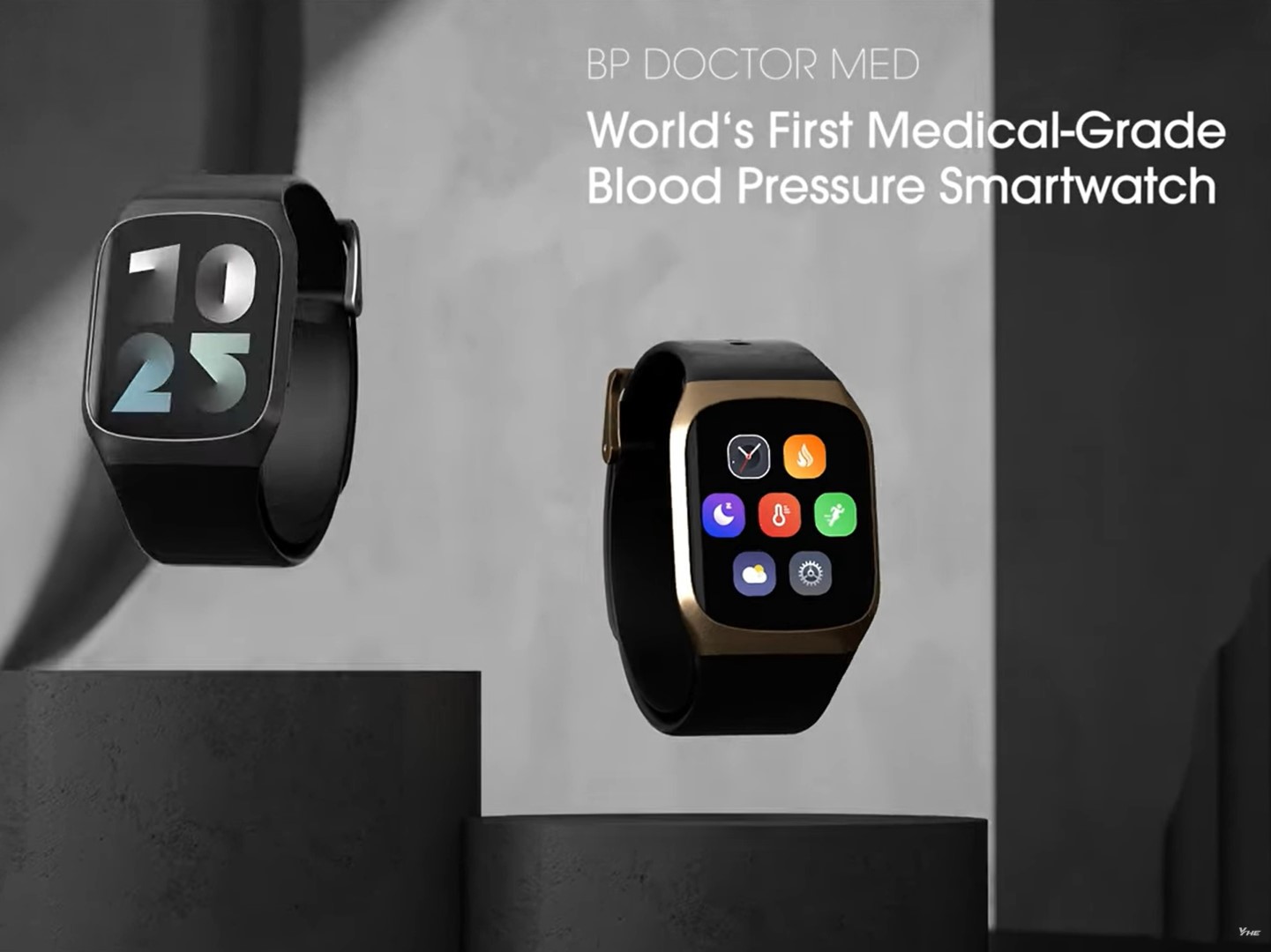 YHE BP Doctor Pro blood pressure smartwatch provides an all-in-one