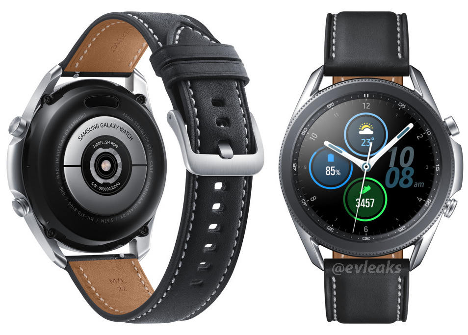 New renders leak for the Samsung Galaxy Watch 3: Apple Watch competitor ...