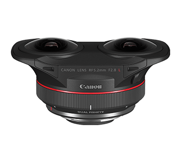 The new dual fish-eye lens. (Source: Canon)