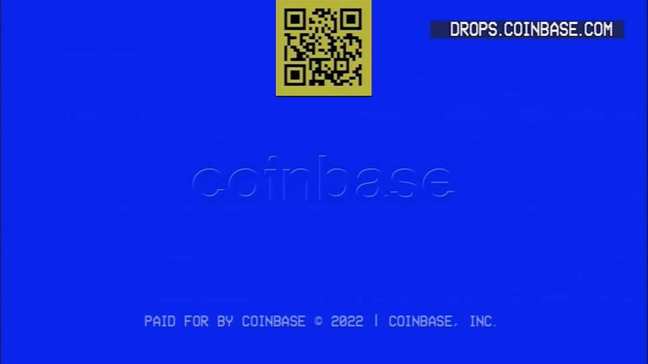 coinbase qr code superbowl commercial