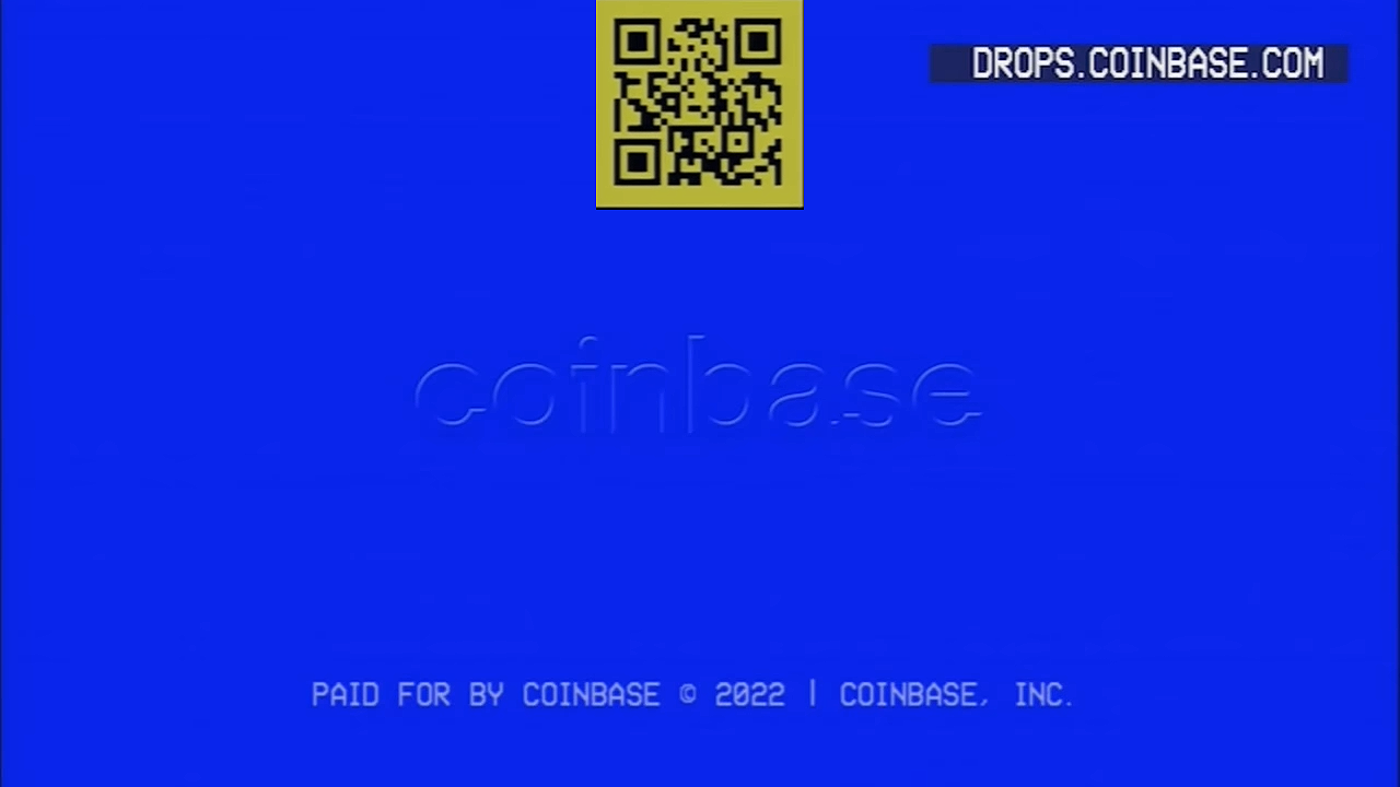 super bowl qr code coinbase