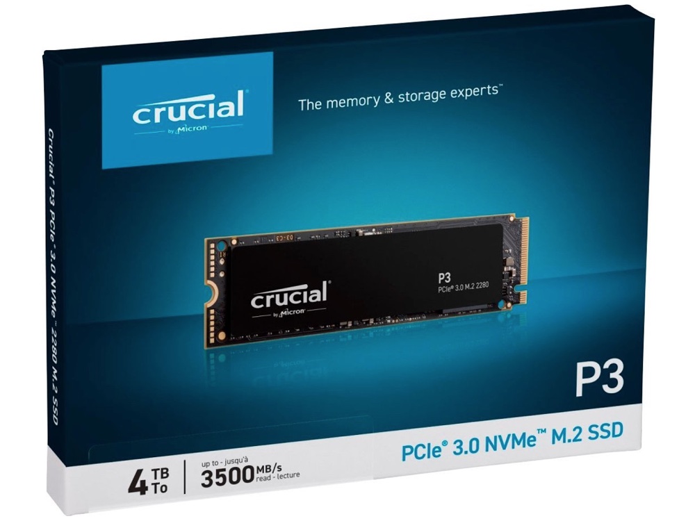 Crucial P3 4TB SSD hits lowest price ever after another round of