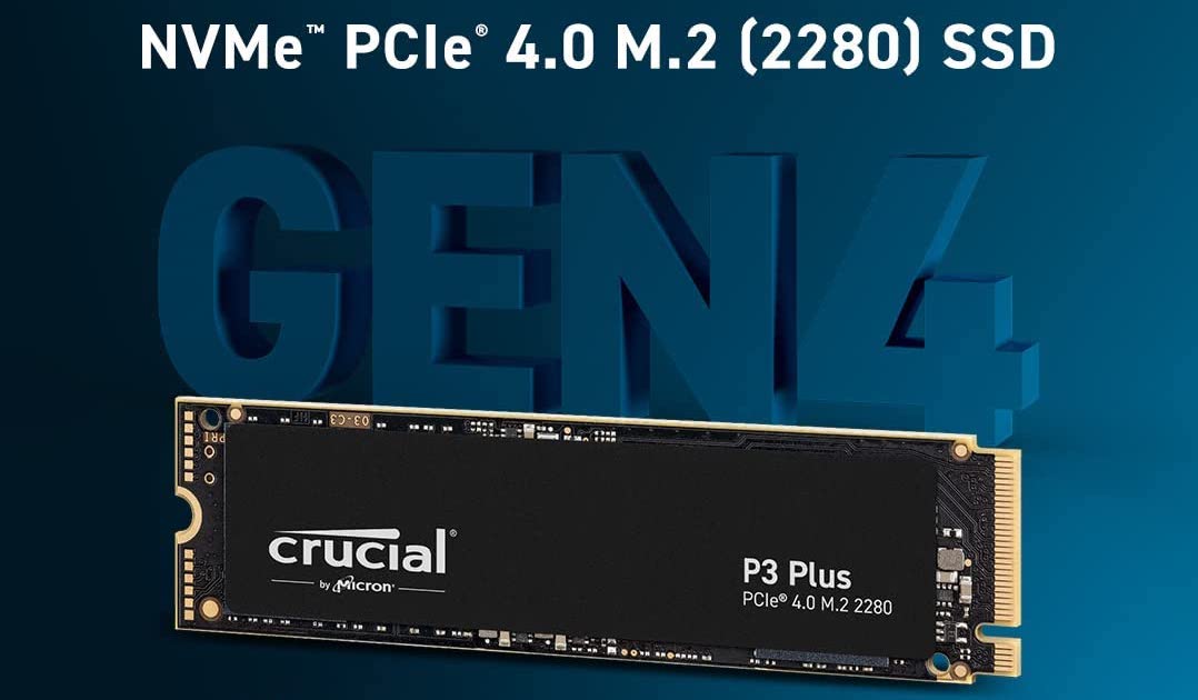 Crucial launches affordable P3 and P3 Plus M.2 PCIe SSDs