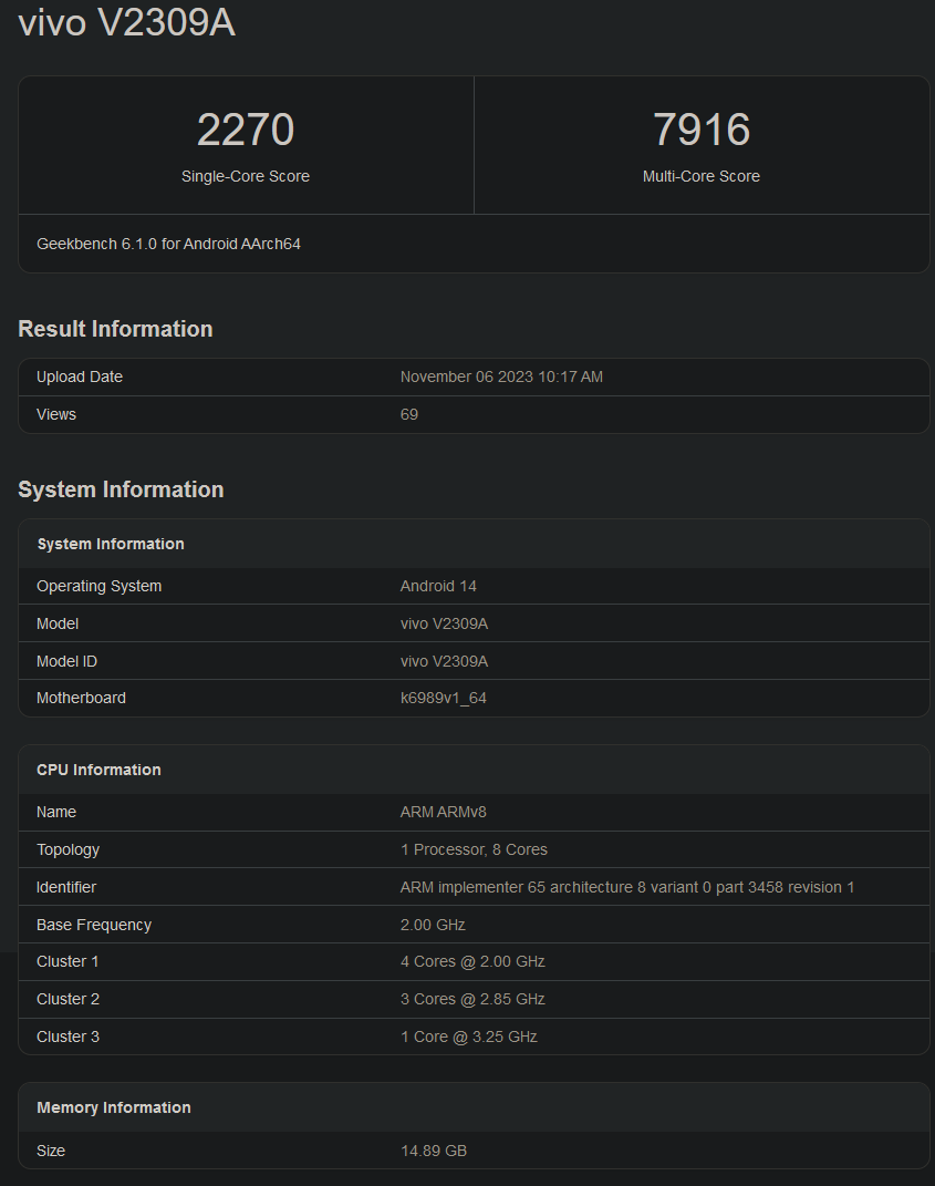 Dimensity 9300, 16 GB RAM and 1 TB storage: Vivo X100 in the performance  test!