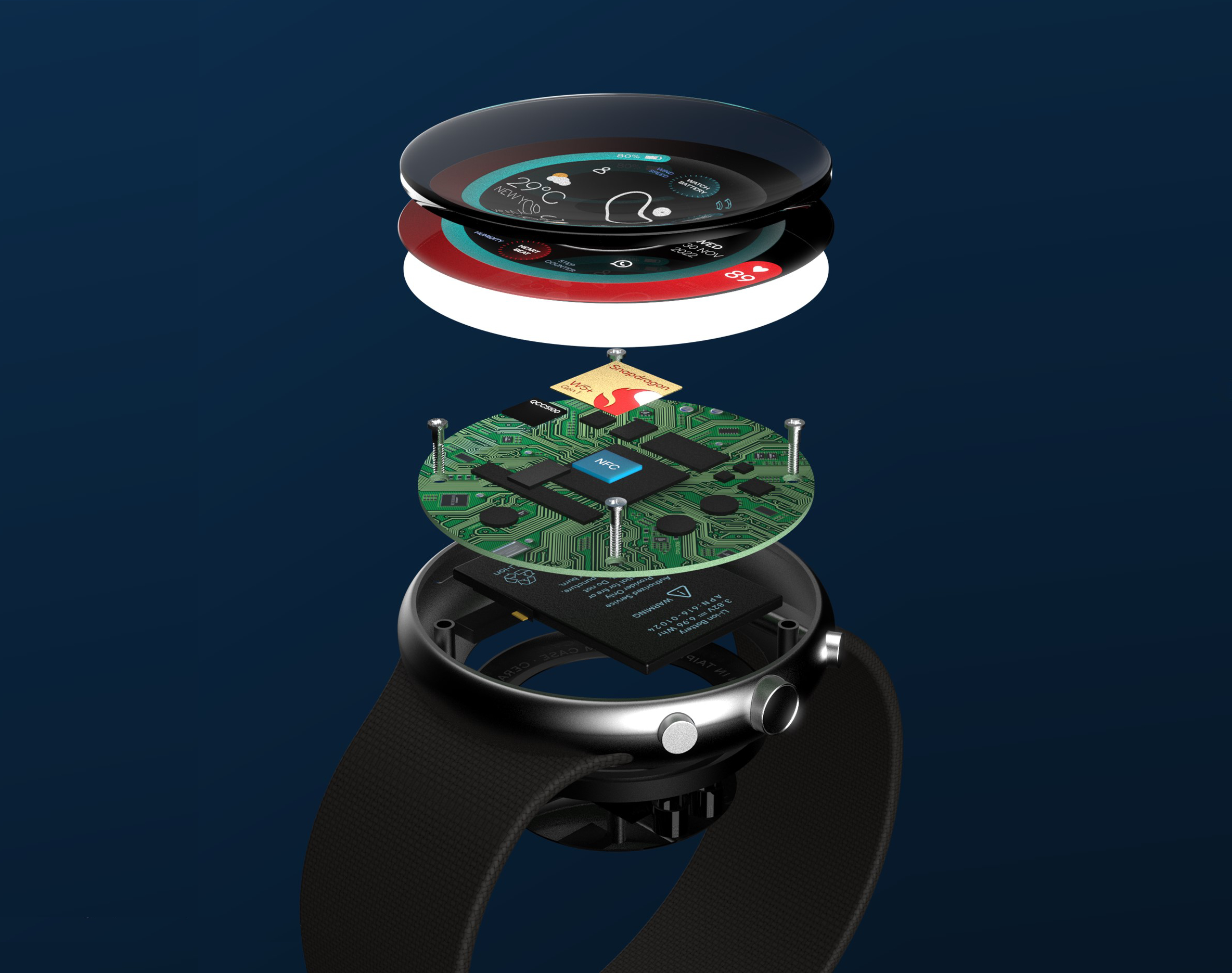 Louis Vuitton Tambour Horizon Light Up announced with a Snapdragon Wear  4100 SoC but no Wear OS -  News