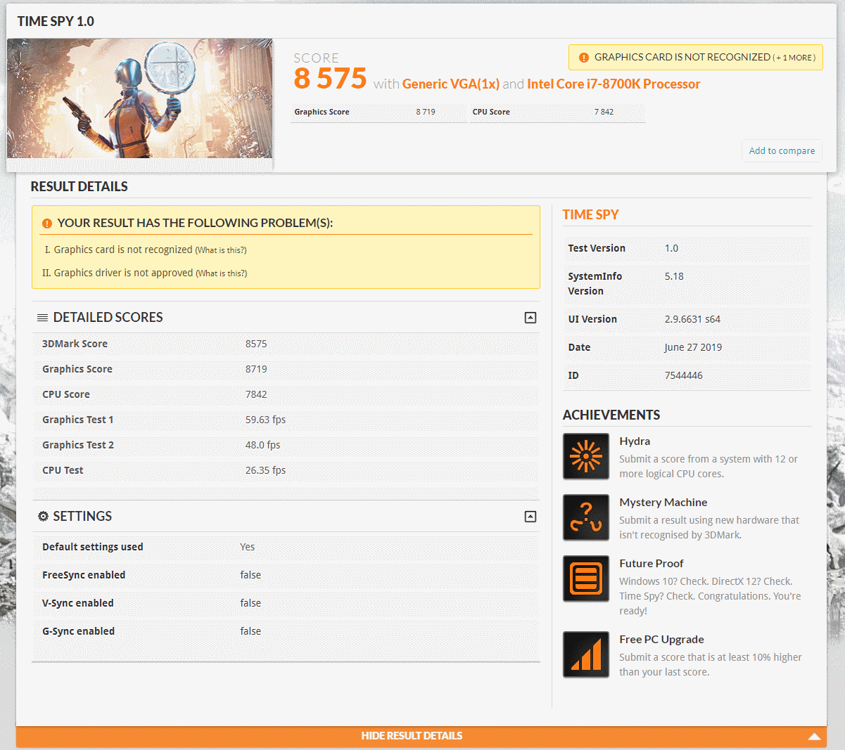 3dmark rx online 5700 xt
