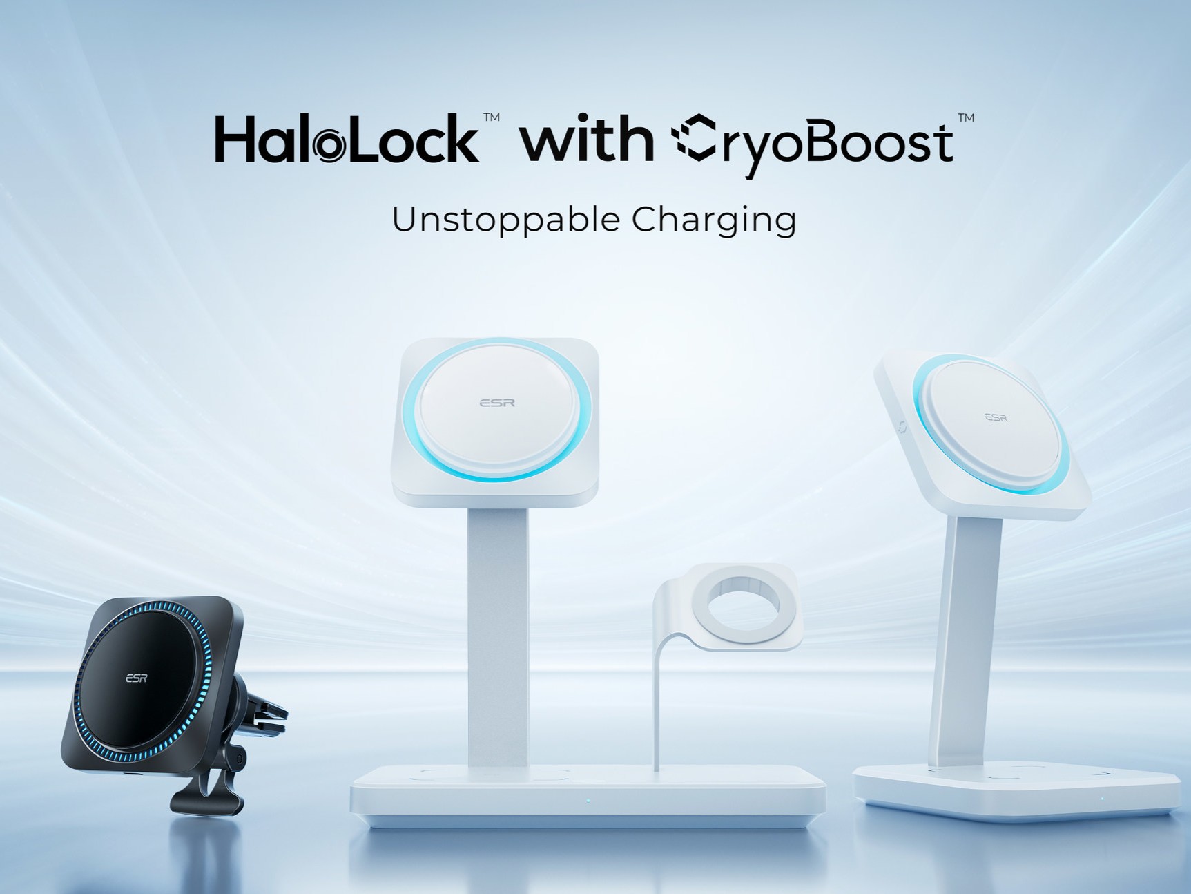 ESR HaloLock wireless chargers with CryoBoost technology launch in