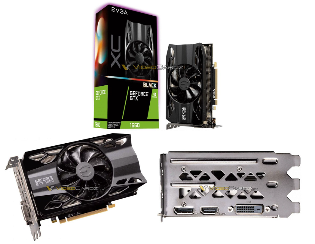 Images of supposed Gigabyte and EVGA GeForce GTX 1660 graphics