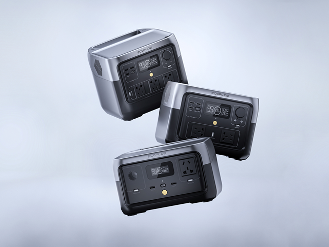 EcoFlow RIVER 2 portable power station with up to 1,600 W