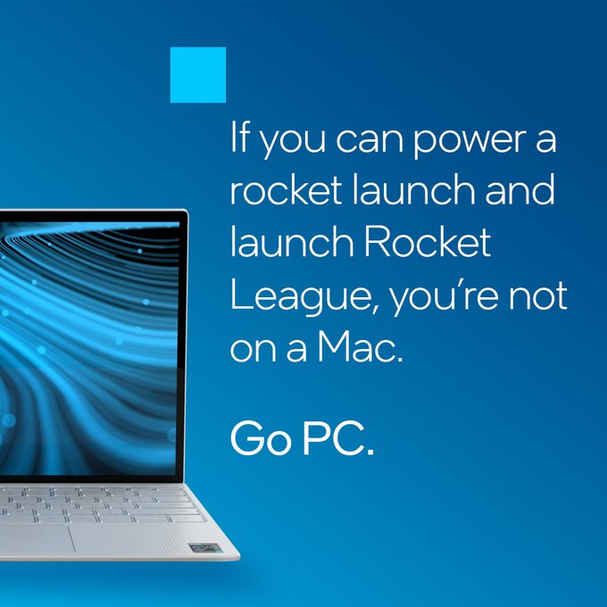 Intel’s new ads claim that Windows laptops are better options than Apple MacBooks for content creators and players