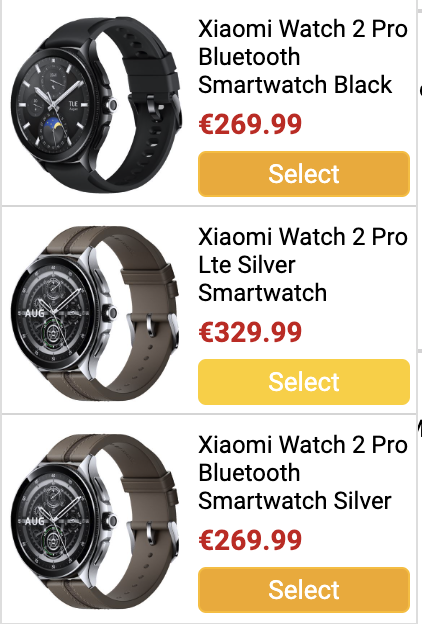 Xiaomi Watch 2 Pro to undercut Galaxy Watch6 and Pixel Watch 2 as European  prices revealed for Bluetooth and LTE variants -  News