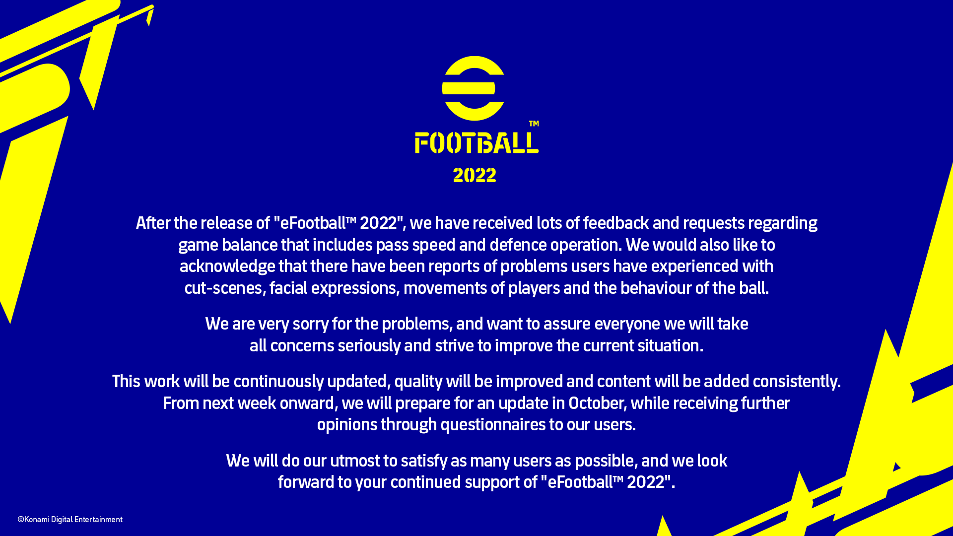 Konami falls at the first hurdle with eFootball 2022 release -   News