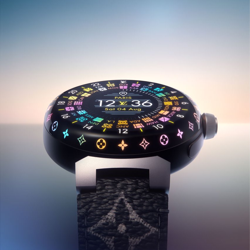 LOUIS VUITTON Tambour Horizon Light Up Connected Watch