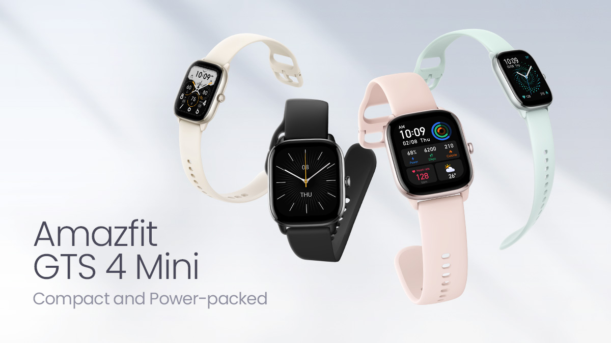 Amazfit GTS 4 Mini launches with various upgrades from GTS 2 Mini for  US$119.99 before Indian reveal - NotebookCheck.net News