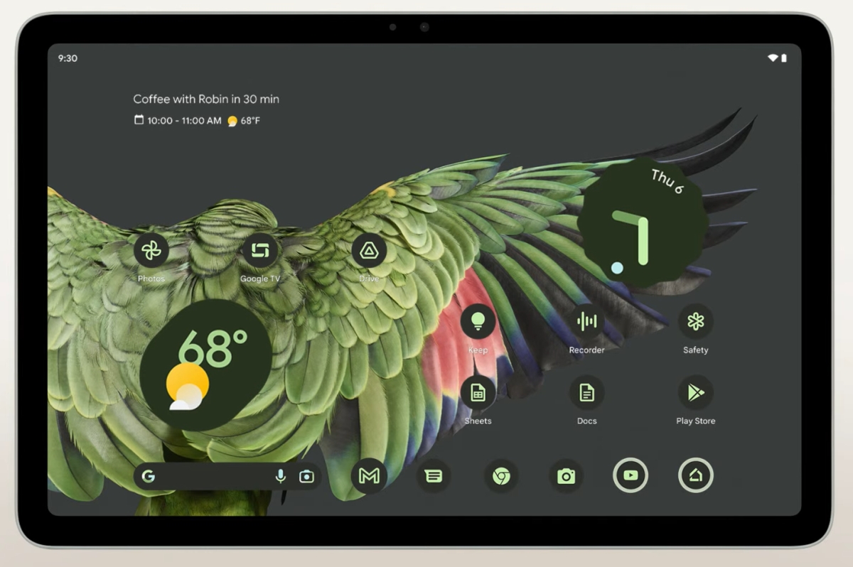 Google Pixel Tablet previewed again with novel wireless charging