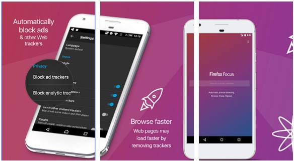 Картинки по запросу Firefox Focus: The privacy browser smartphone