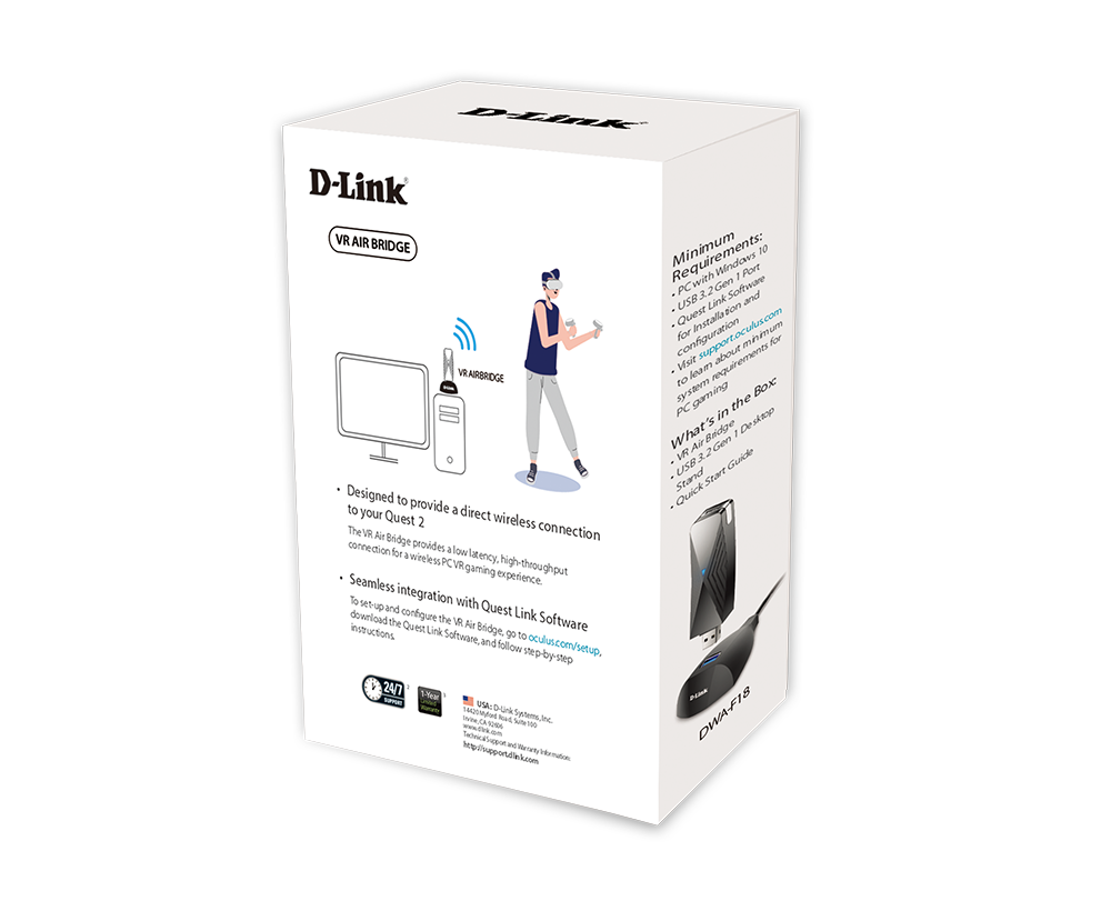 D-Link's VR Air Bridge turns the Meta Quest 3 into a wireless headset for PC  VR gaming