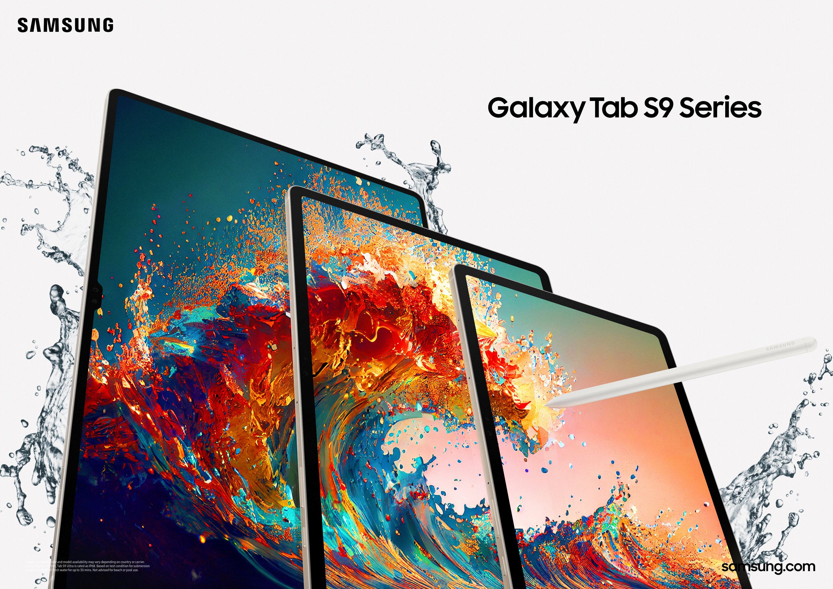 Samsung Galaxy Tab S9, Galaxy Tab S9+ and Galaxy Tab S9 Ultra: Flagship  tablets unveiled with IP68 rating and AMOLED screens -   News