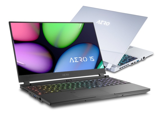 AERO 15 XB 4K OLED 有機EL UHD RTX2070super Gigabyte AERO 15S XB laptop with 4K AMOLED and GeForce RTX 2070