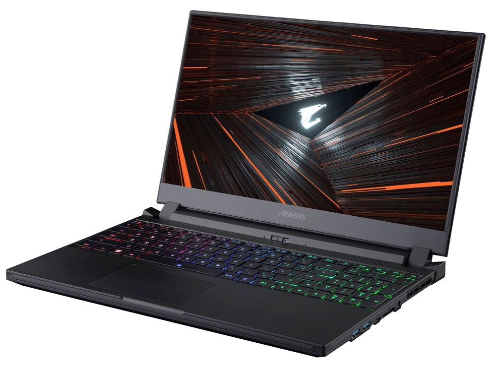 Gigabyte Aorus 5 gaming laptop with RTX 3070, Core i712700H and 144Hz