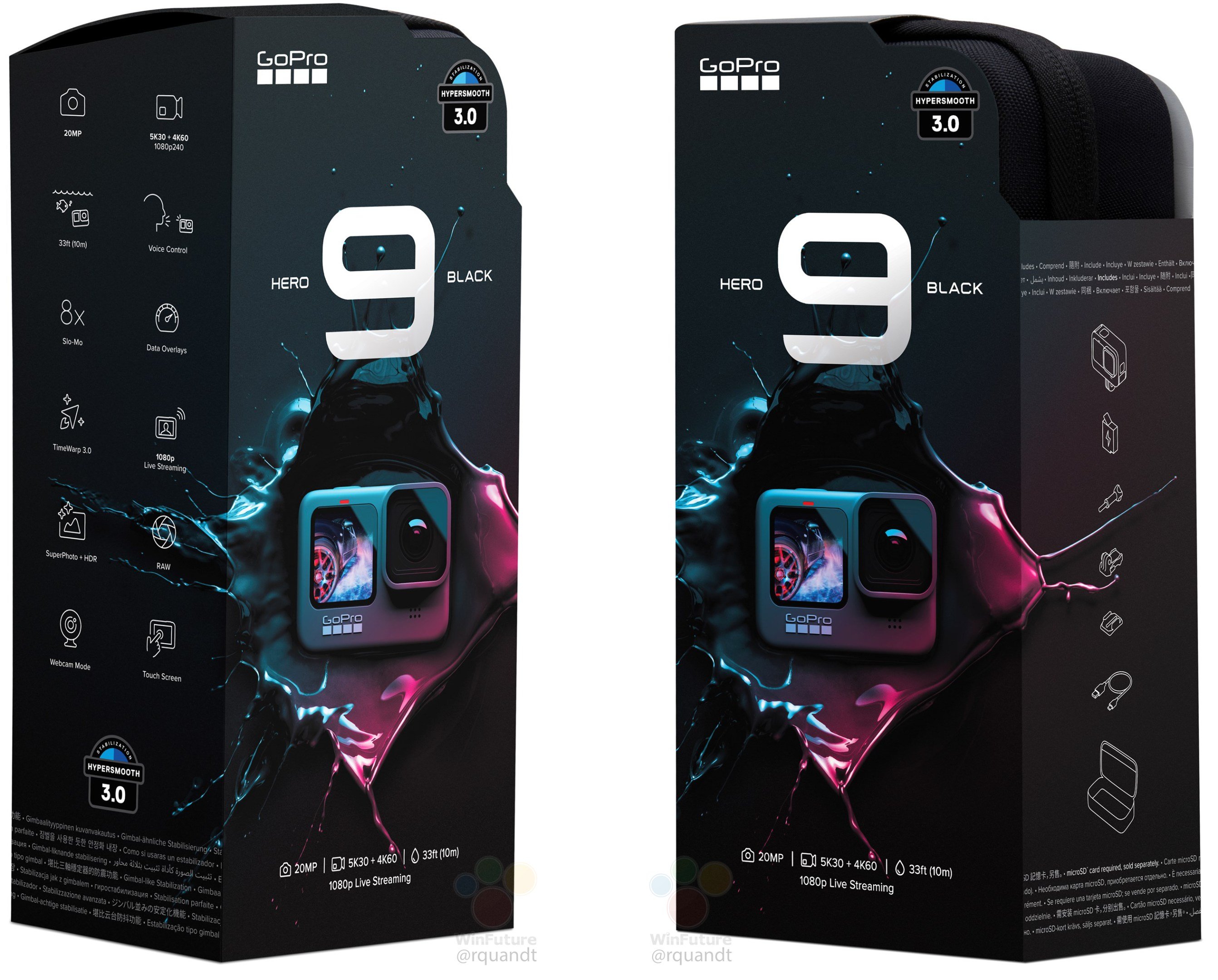 GoPro Hero 9 Black leaked marketing assets confirm 20 MP camera ...