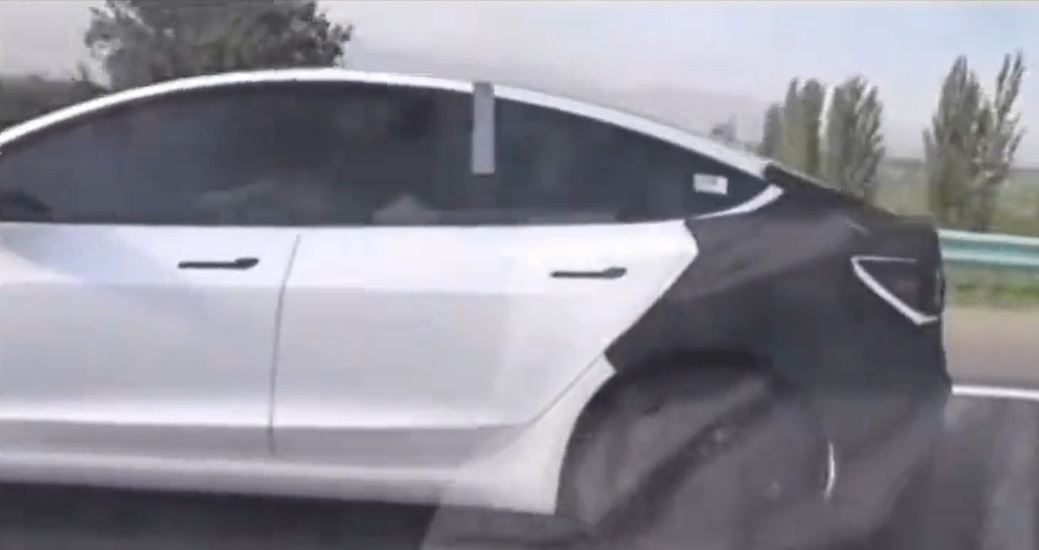 Tesla Model 3 Highland Project spotted testing in China - ArenaEV