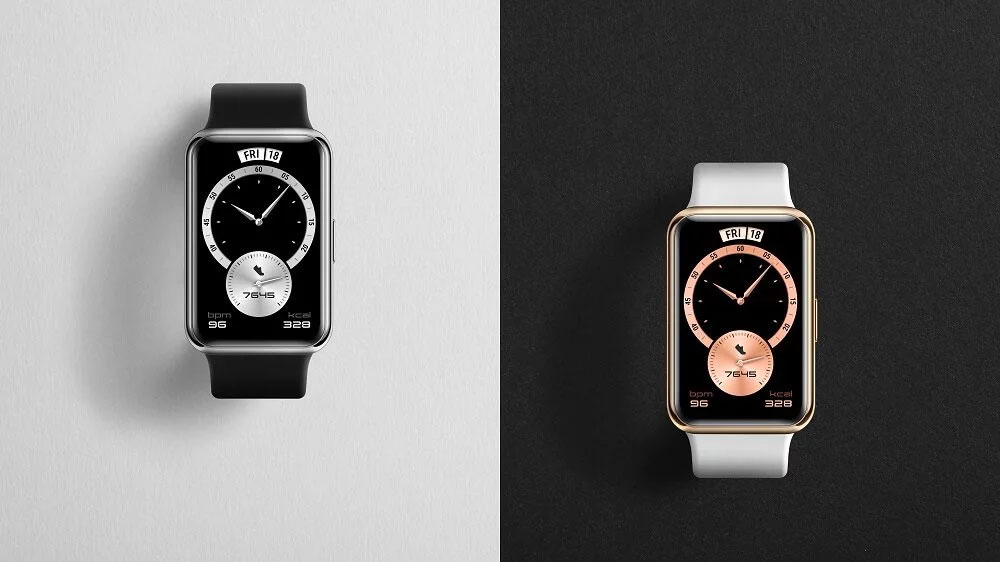 Huawei announces the Watch Fit Elegant and Band 6 with oblong