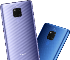The two color SKUs of the Huawei Mate 20 X. (Source: Huawei)