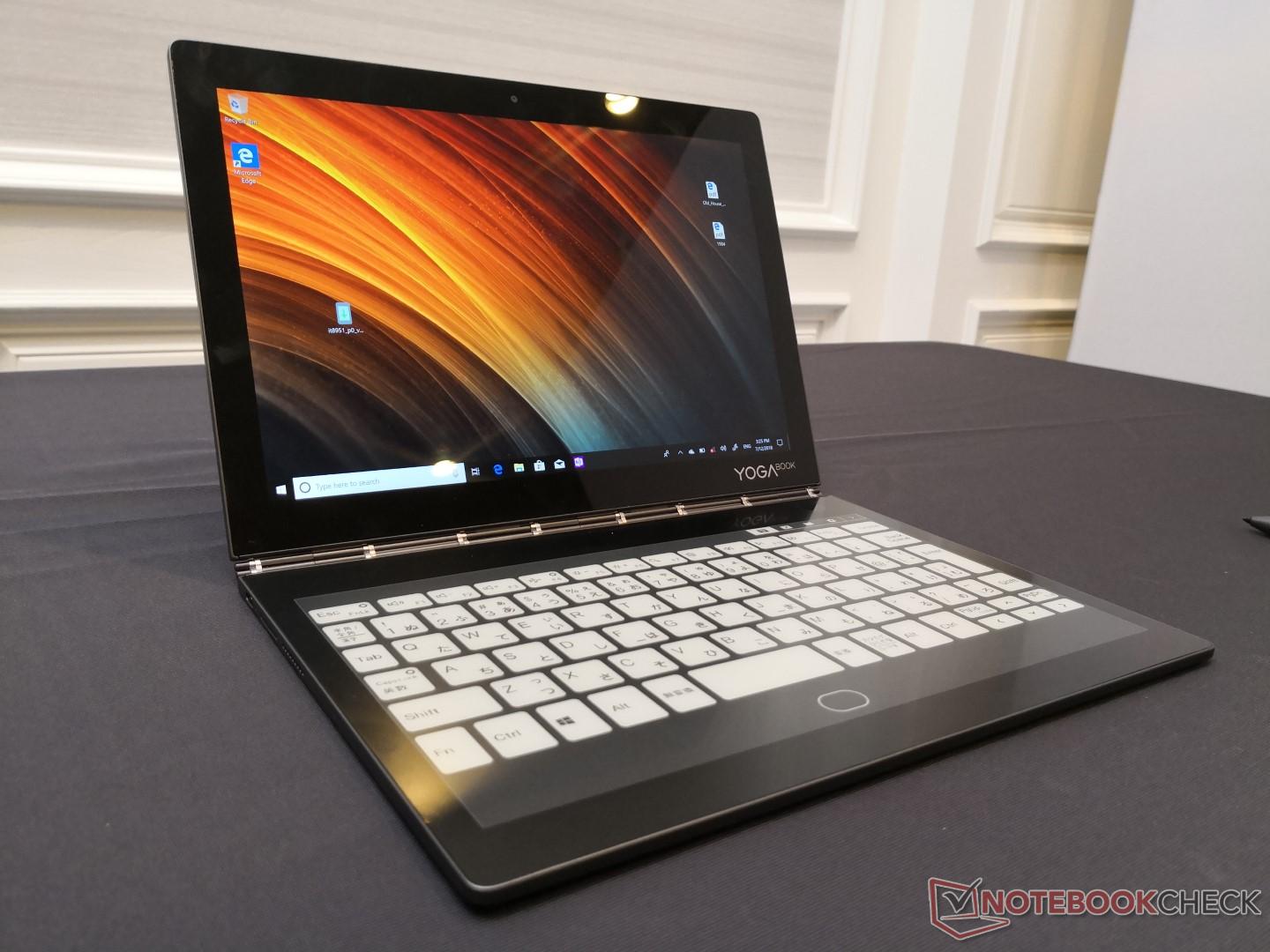 Lenovo Yoga Book C930 Uses A 1080p E Ink Touchscreen For A