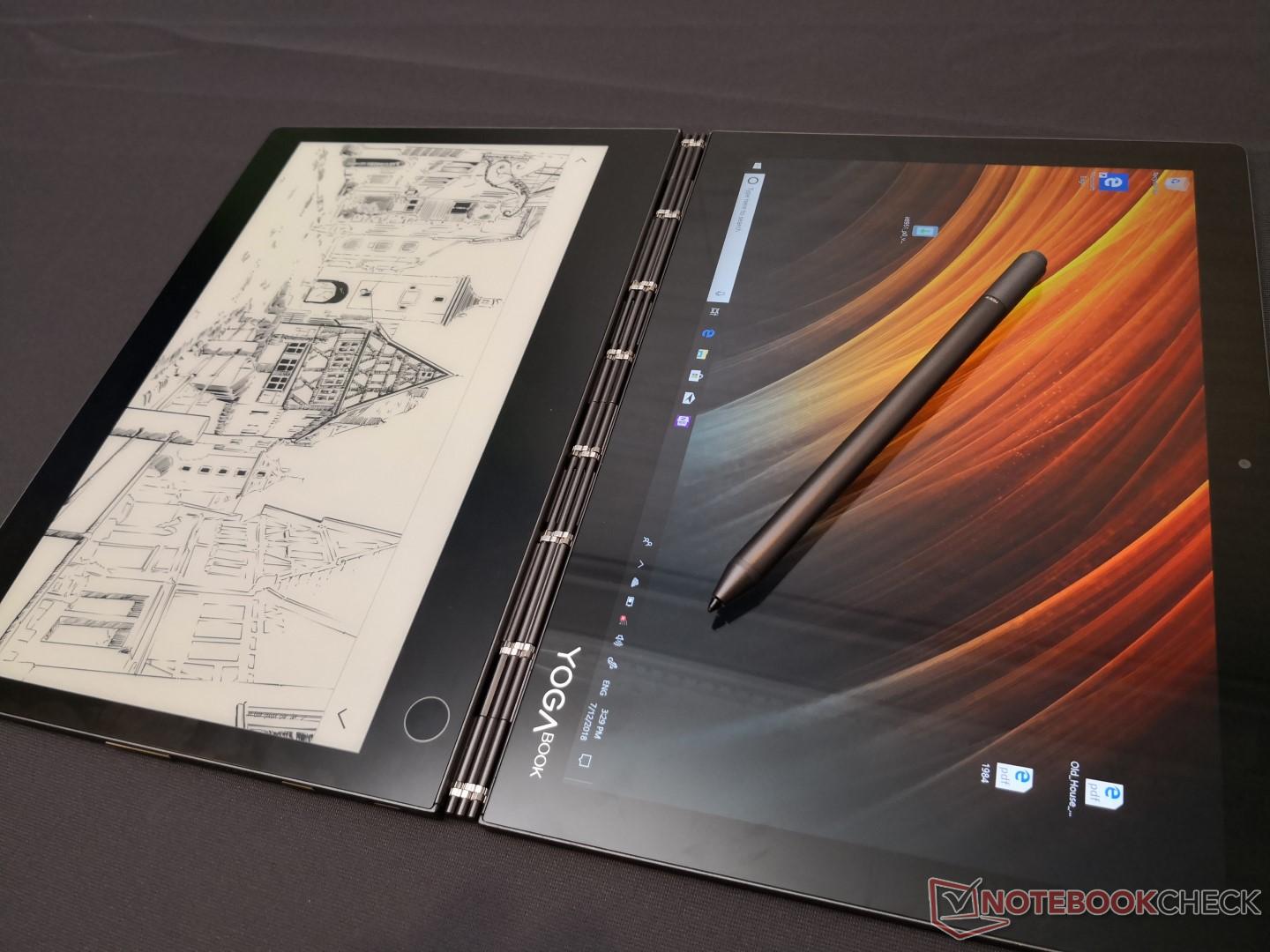 Lenovo Yoga Book C930 uses a 1080p E-ink touchscreen for a