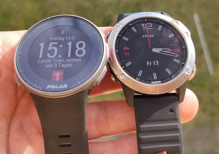 Sports Garmin fēnix Vantage V in comparison - NotebookCheck.net Reviews