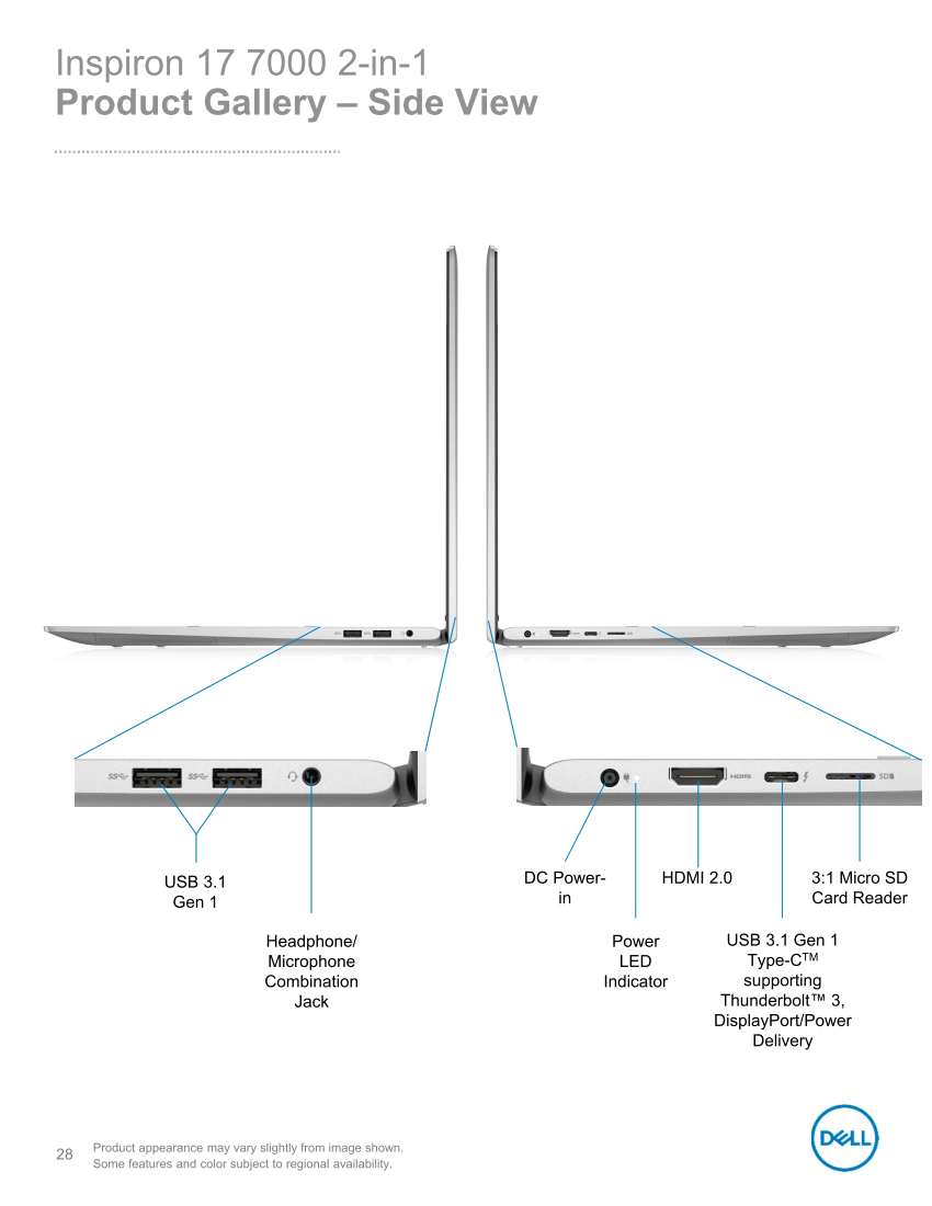 Dell Inspiron 13, 15, and 17 7000 2-in-1 series with Core i7 ...