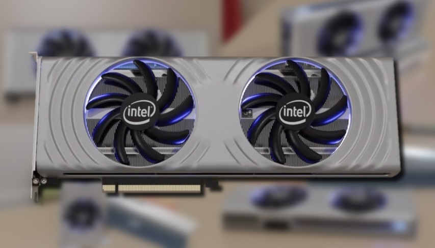 Striking Intel Arc Alchemist desktop graphics card shimmers in silver in unofficial renders as release dates are leaked thumbnail