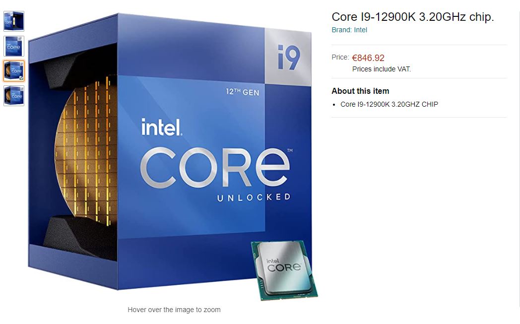 Intel Alder Lake-S packaging leaks, but Core i9-12900K samples are already  selling in China -  News