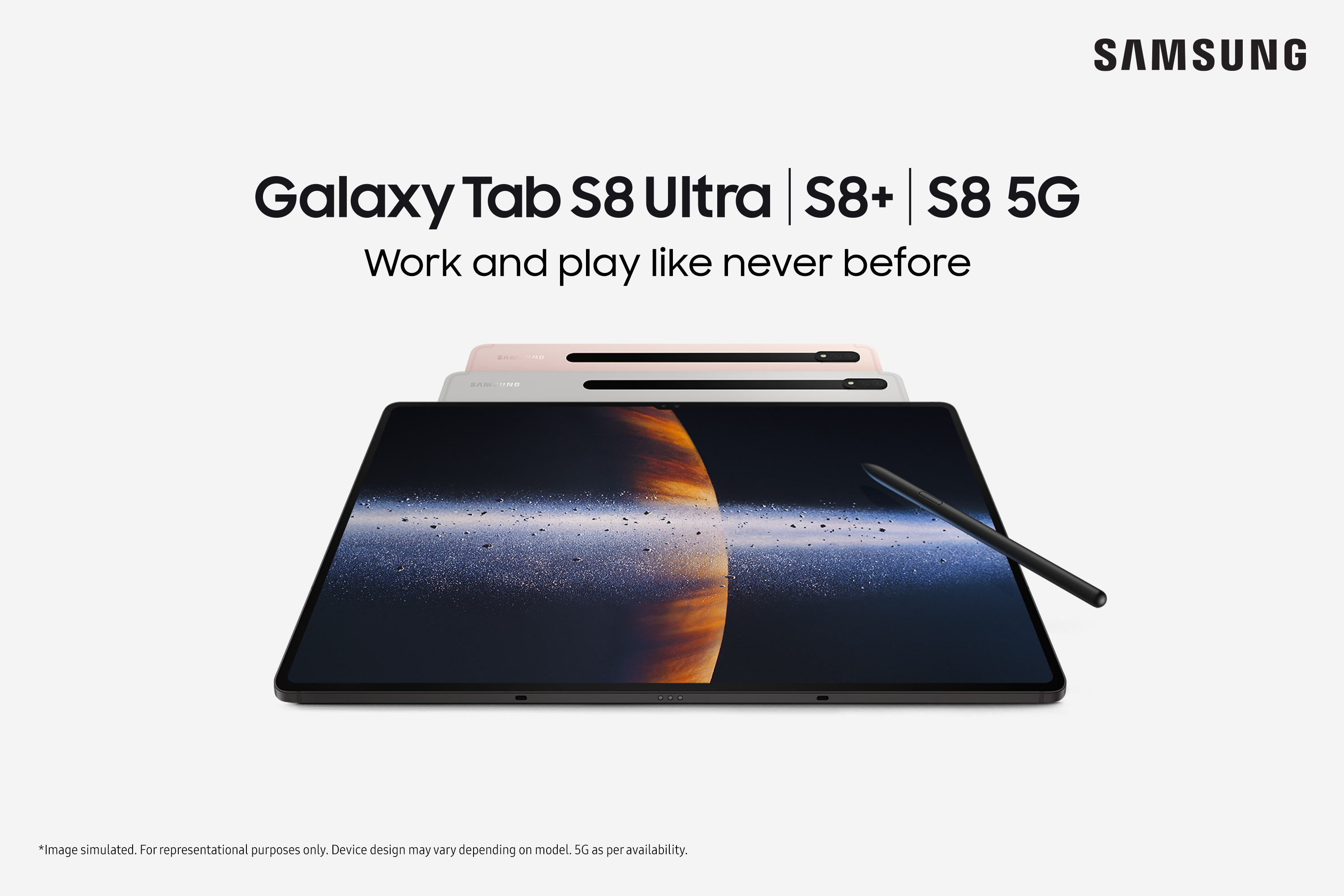 Samsung releases the Galaxy Tab S8, S8 Plus and S8 Ultra to the