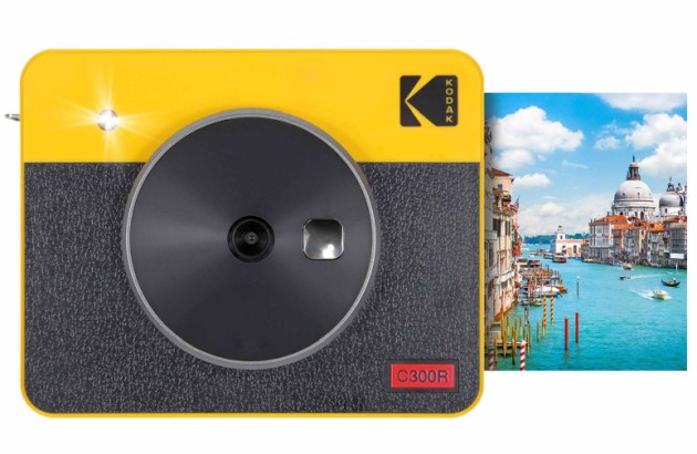 KODAK Mini Shot 3 Retro 4PASS 2-in-1 Instant Digital Camera and Photo  Printer (3x3 inches)