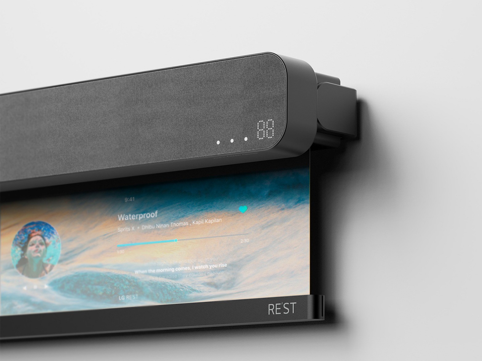 Lg sales display speaker