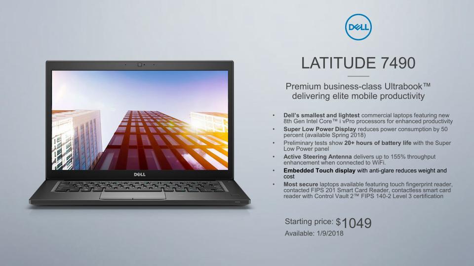 Dell Latitude 7490 Coming With Active Steering Wifi And Super Low Power Display Notebookcheck Net News