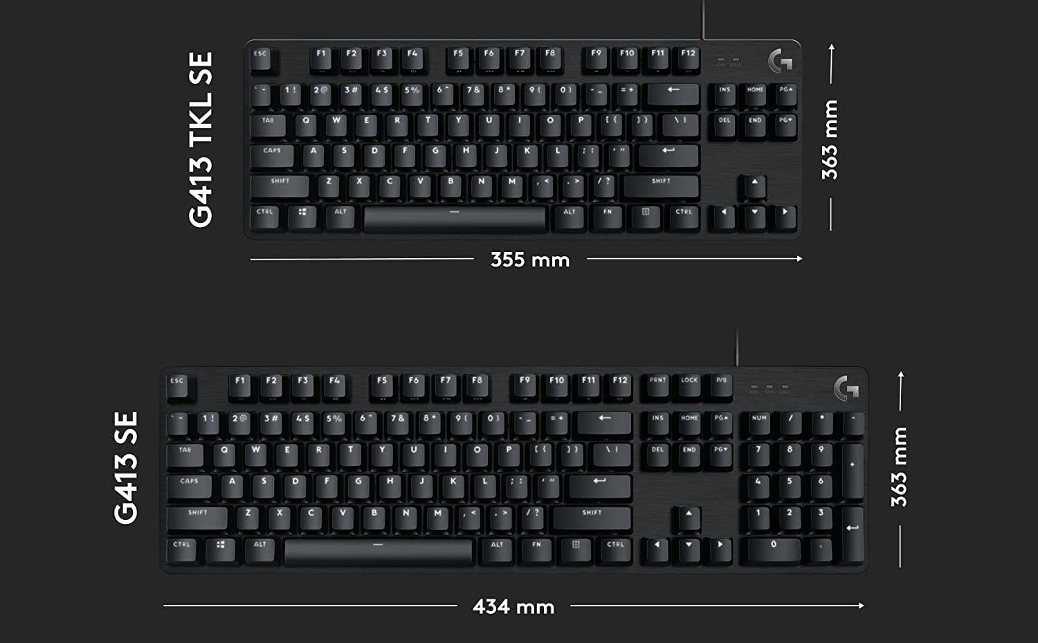 Logitech G413 TKL SE mechanical gaming keyboard on sale for 29% off ...