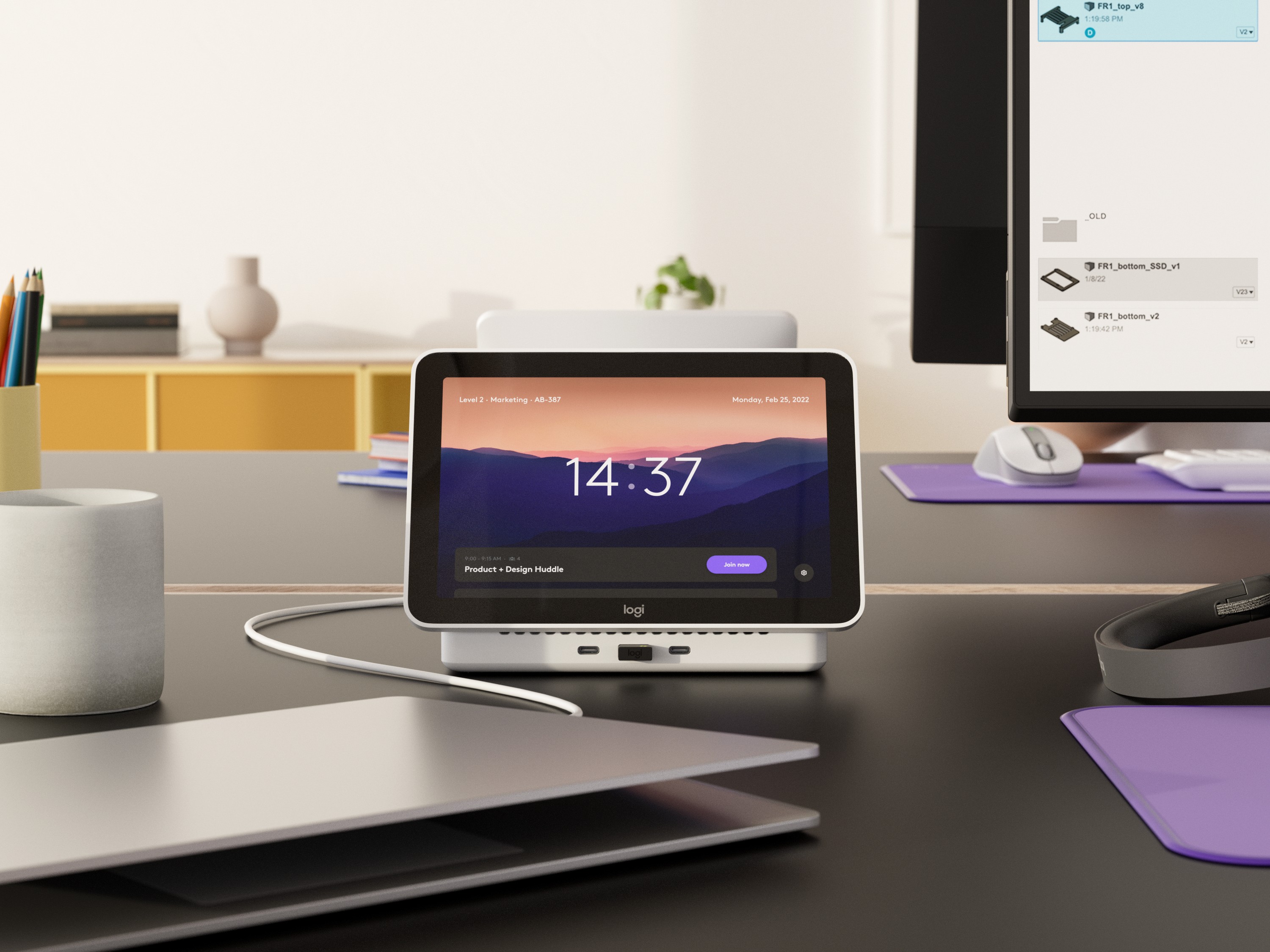 Logitech Logi Dock Flex new docking station for hot desking unveiled