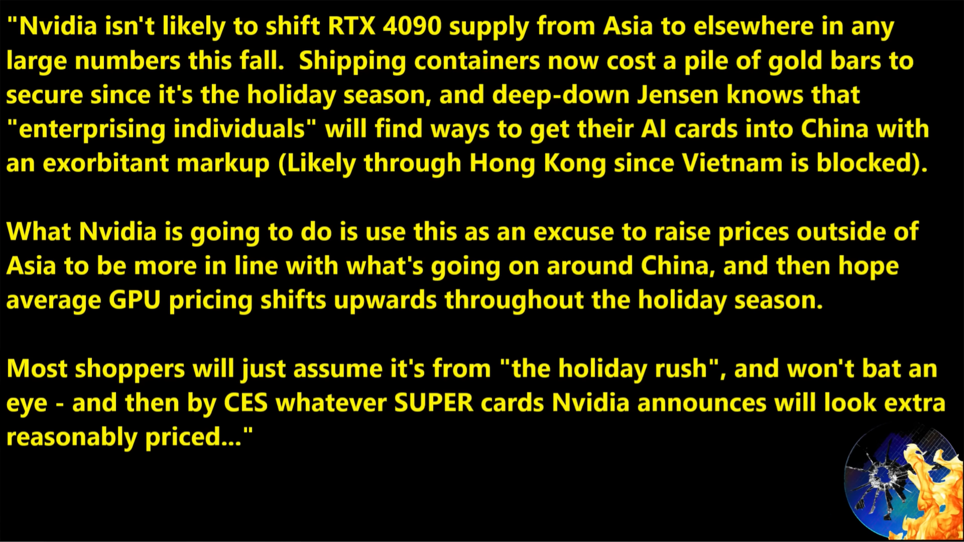 Price drops in China give us hope for a cheaper NVIDIA RTX 4080 GPU in the  US