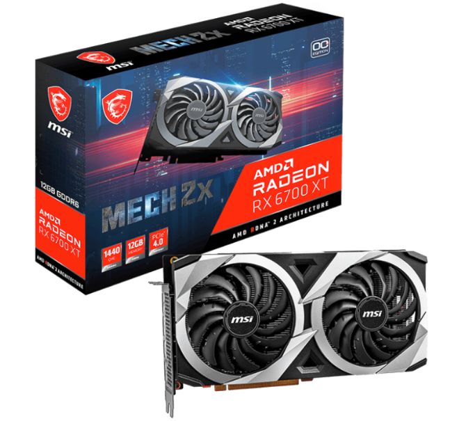 ASUS TUF Gaming Radeon™ RX 6700 XT OC Edition 12GB GDDR6